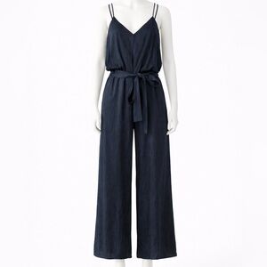 Halston Heritage Deep Blue Jumpsuit
